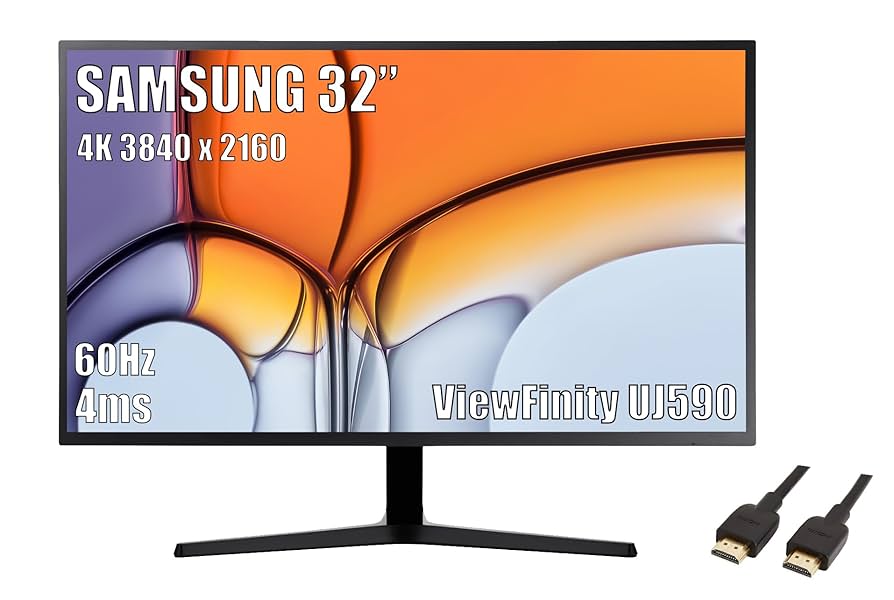 samsung モニター 32インチ Amazon.com: SAMSUNG 32-Inch ViewFinity UJ590 UHD Monitor, 4K